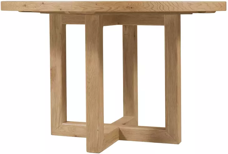 Driftwood Light Brown 48" Round Dining Table