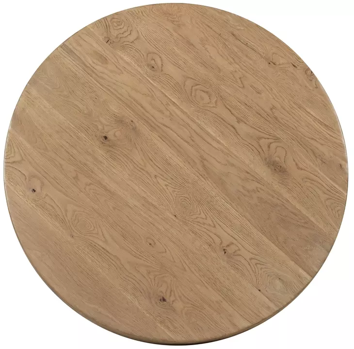 Driftwood Light Brown 48" Round Dining Table