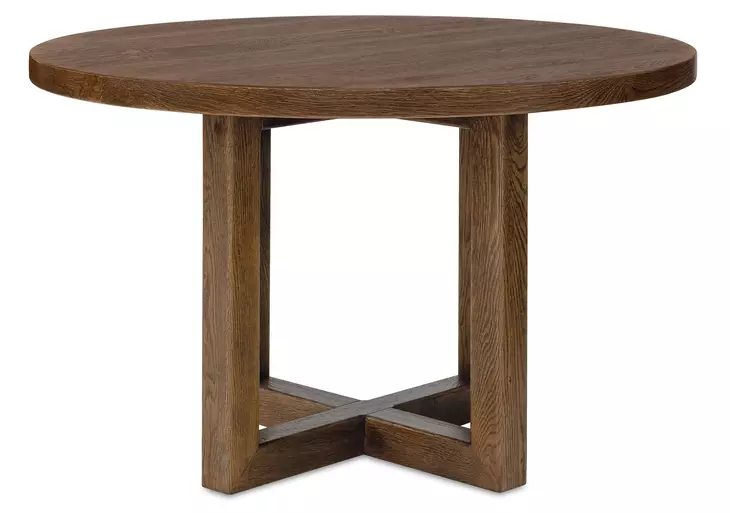 Timberline Medium Brown 48" Round Dining Room Set