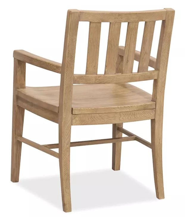 Driftwood Light Brown Arm Chair Set of 2