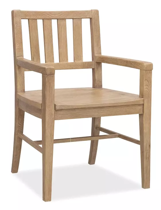 Driftwood Light Brown Arm Chair Set of 2