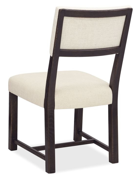 Timberline Black and Beige Upholstered Side Chair