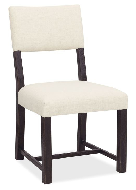 Timberline Black and Beige Upholstered Side Chair
