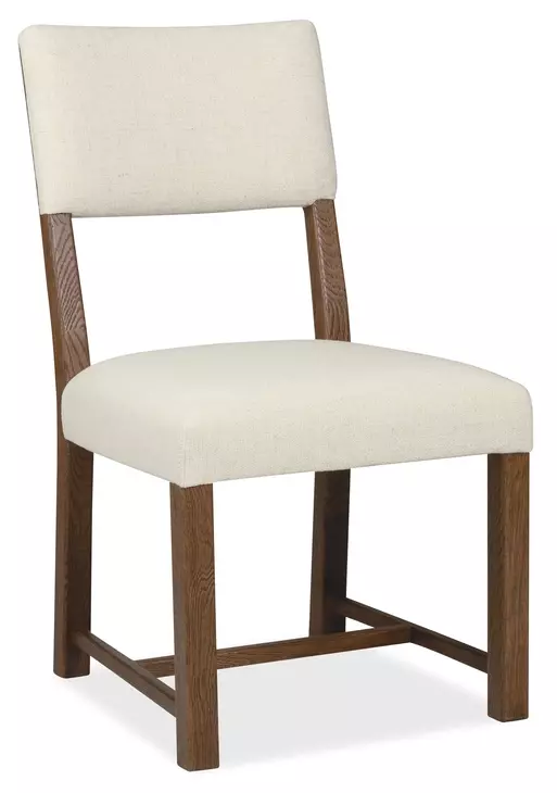 Timberline Medium Brown and Beige Upholstered Side Chair