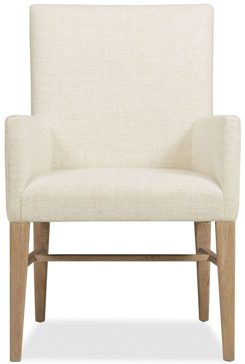 Timberline Beige and Light Brown Upholstered Arm Chair