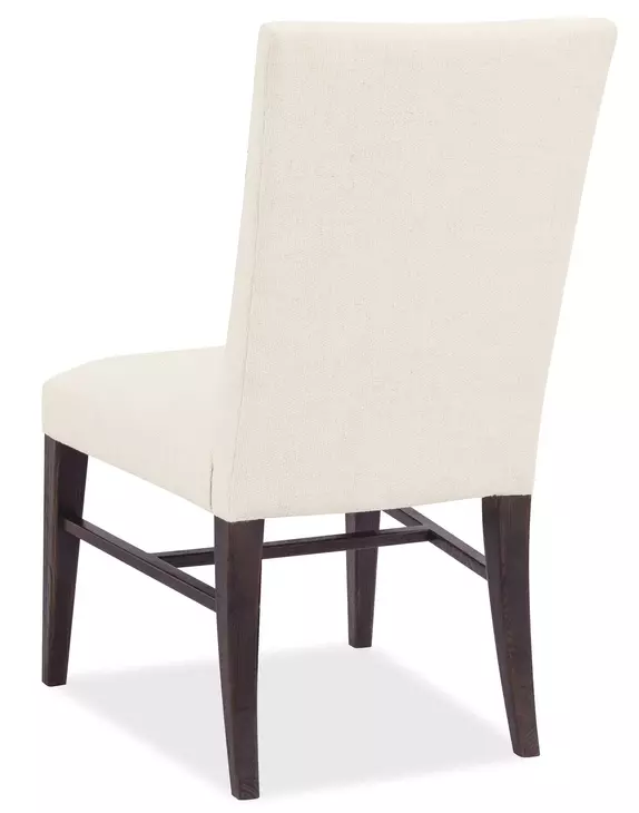 Driftwood Beige and Black Upholstered Side Chair