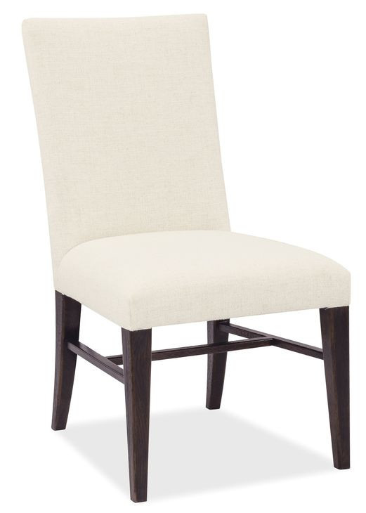 Driftwood Beige and Black Upholstered Side Chair