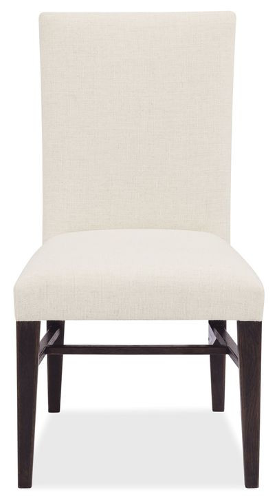Driftwood Beige and Black Upholstered Side Chair