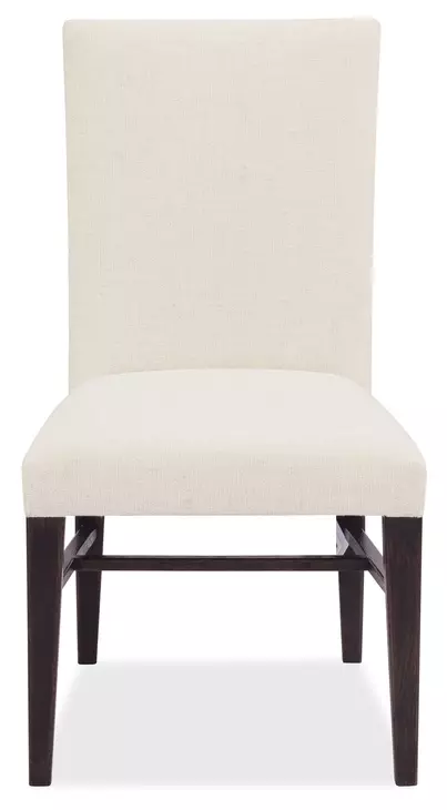 Driftwood Beige and Black Upholstered Side Chair
