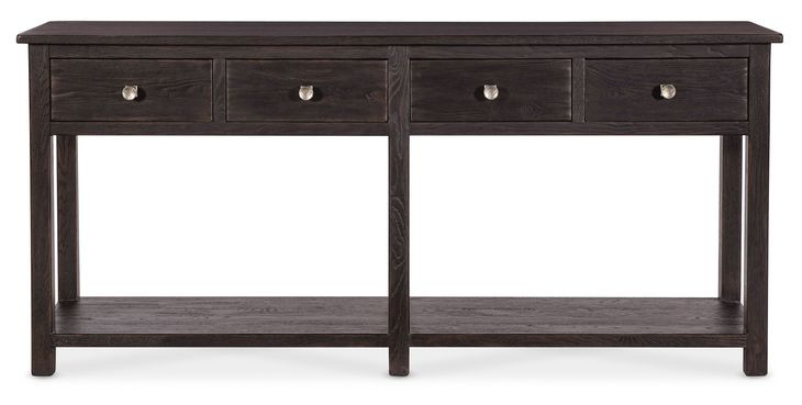 Driftwood Medium Brown 4 Drawer Sideboard