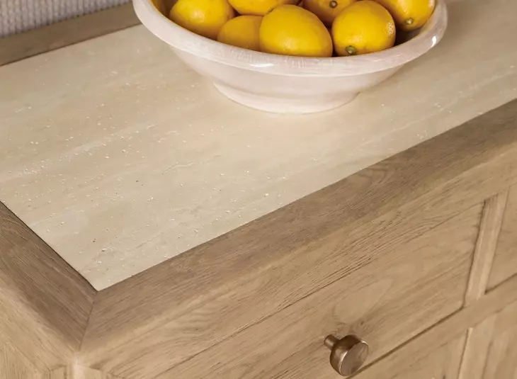 Driftwood Light Brown 4 Door Buffet