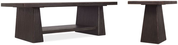 Driftwood Black Occasional Table Set
