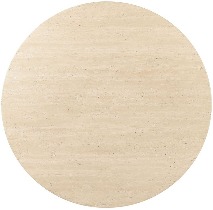 Timberline Beige And Gray Round Cocktail Table