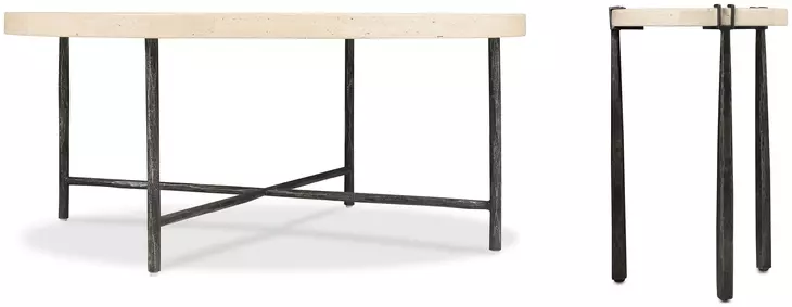 Timberline Beige And Gray Occasional Table Set