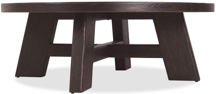 Driftwood Black Round Cocktail Table