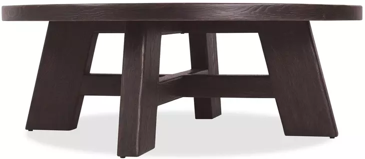 Driftwood Black Round Cocktail Table