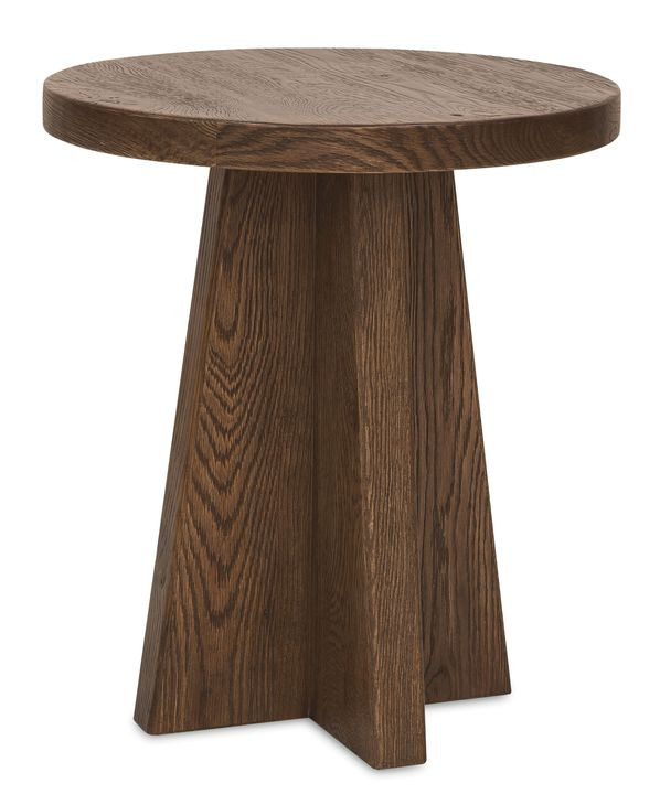 Timberline Medium Brown Round End Table