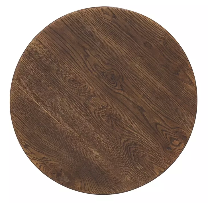 Driftwood Medium Brown Round End Table