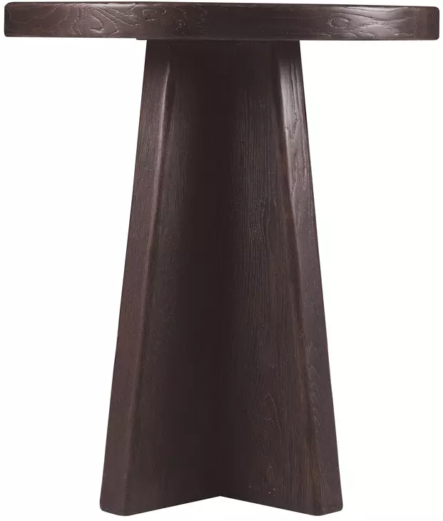 Timberline Black Round End Table