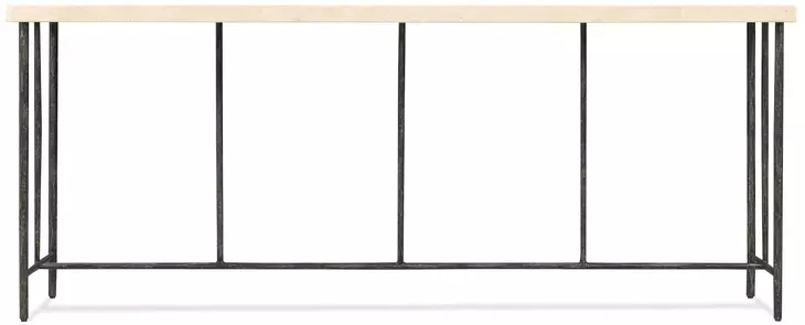 Timberline Beige And Gray 80" Console Table