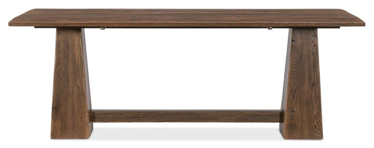Driftwood Medium Brown 82" Flip Top Console Table