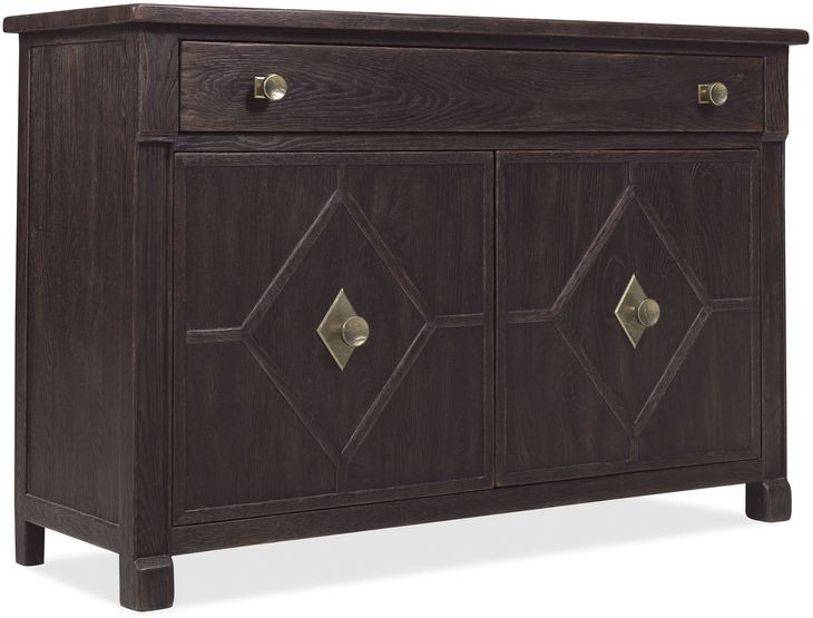 Driftwood Black 1 Drawer Hall Chest