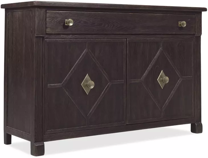 Driftwood Black 1 Drawer Hall Chest
