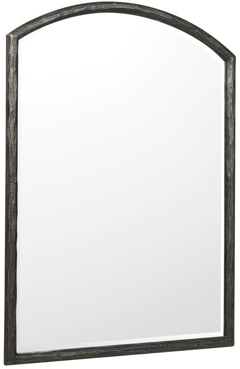 Timberline Gray Arched Vertical Mirror