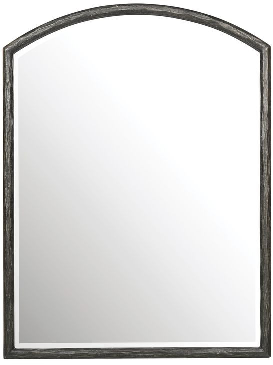 Timberline Gray Arched Vertical Mirror