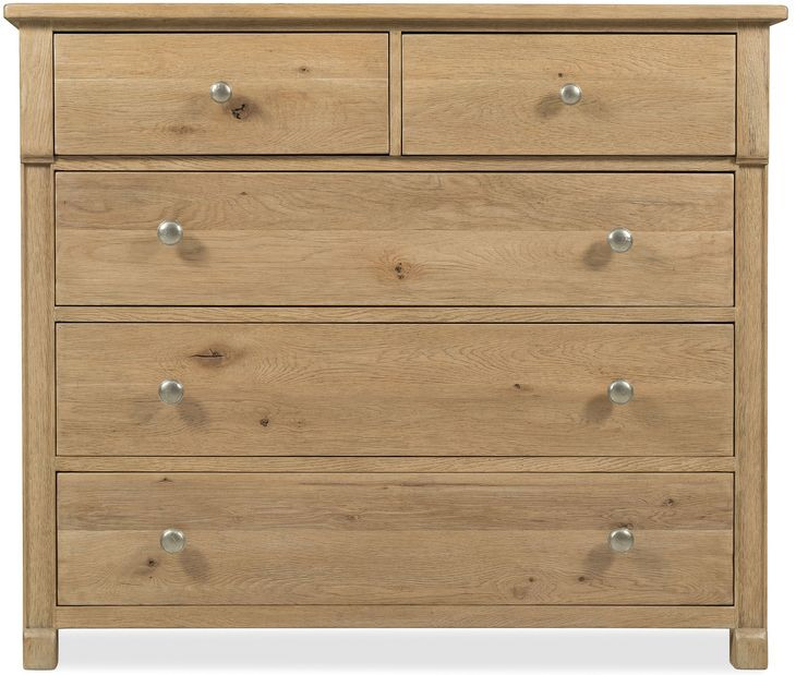 Timberline Light Brown 5 Drawer Chest