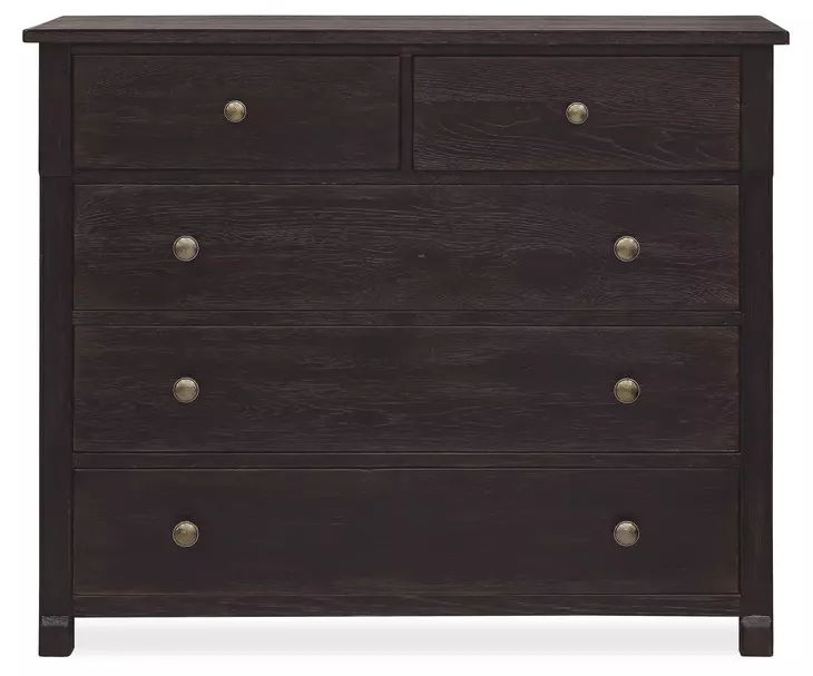 Timberline Black 5 Drawer Chest