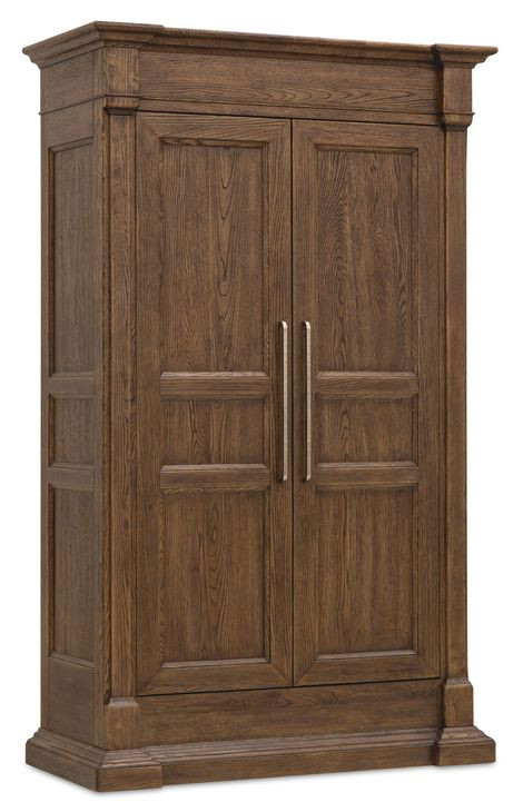 Driftwood Medium Brown 2 Door Wardrobe
