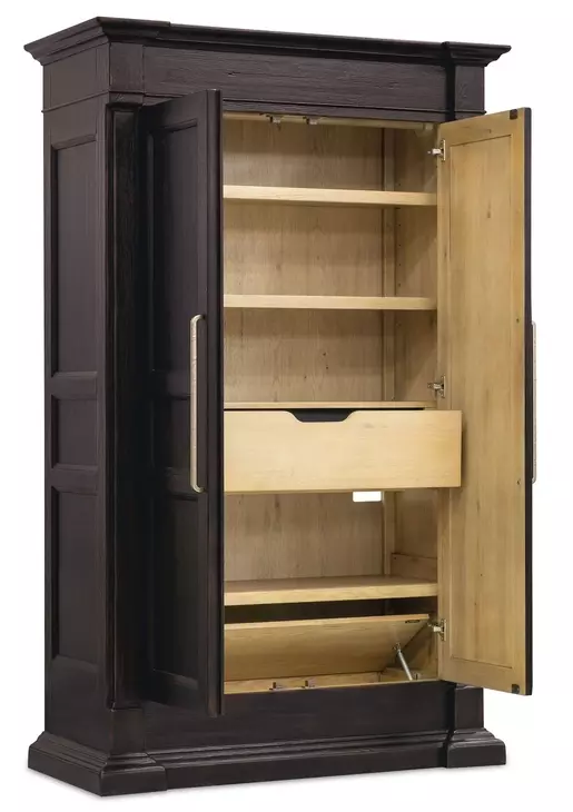 Timberline Black 2 Door Wardrobe
