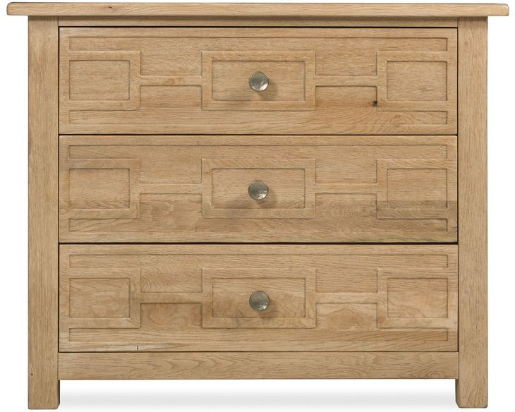 Driftwood Light Brown 3 Drawer Bachelor's Chest