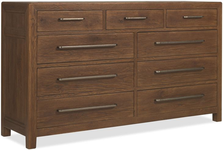 Timberline Brown Upholstered Panel Bedroom Set