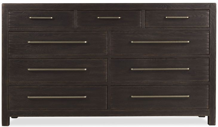 Timberline Black 9 Drawer Dresser