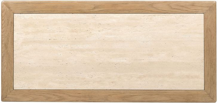 Driftwood Light Brown 1 Drawer Nightstand with Stone Top