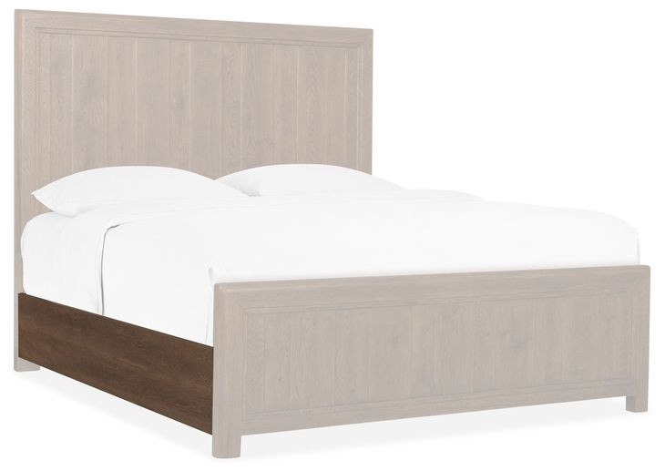 Timberline Medium Brown Queen Panel Bed