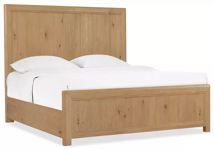 Timberline Light Brown California King Panel Bed