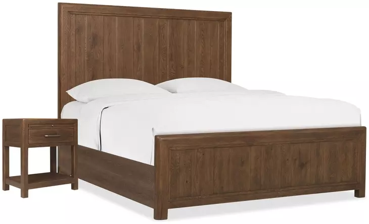 Timberline Medium Brown Panel Bedroom Set