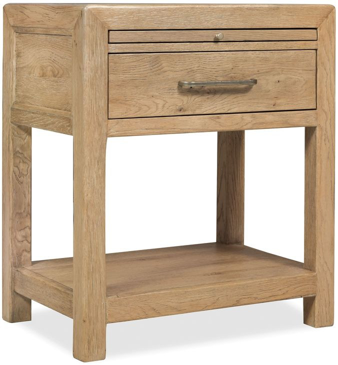 Timberline Light Brown 1 Drawer Nightstand