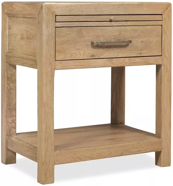 Timberline Light Brown 1 Drawer Nightstand