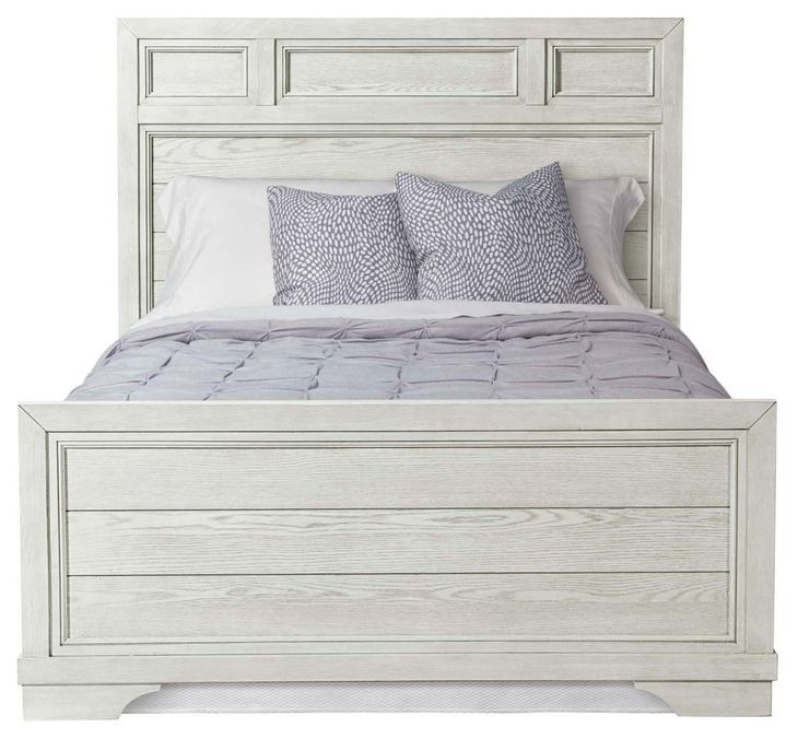 Foundry White Dove Full Panel Bed
