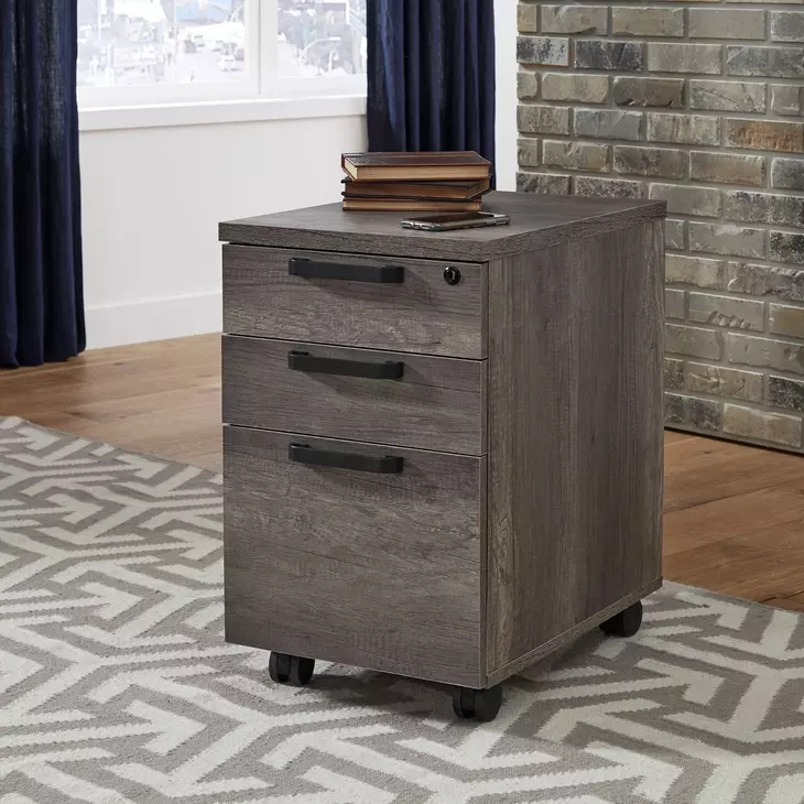 Riverbend Creek Graystone 2 Piece Desk Set with USB Charging