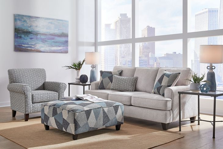 Arias Ash Gray 85" Sofa