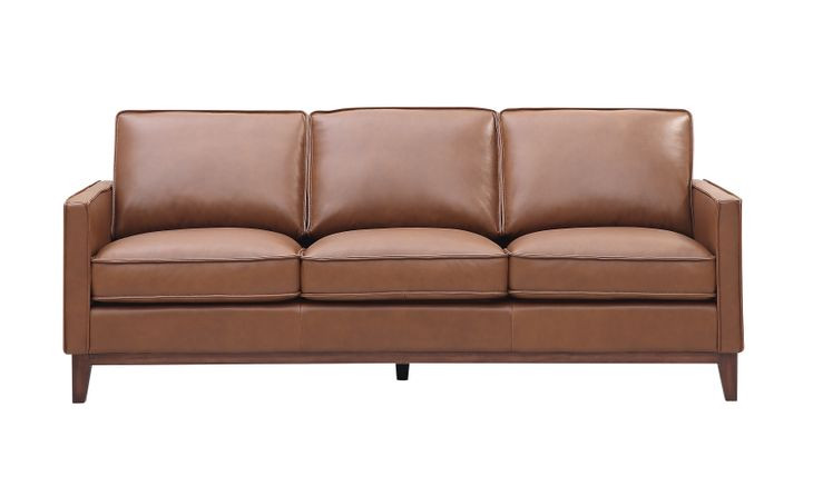 Weston Highland Saddle Leather 85" Sofa