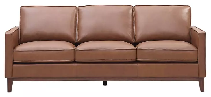 Weston Highland Saddle Leather 85" Sofa