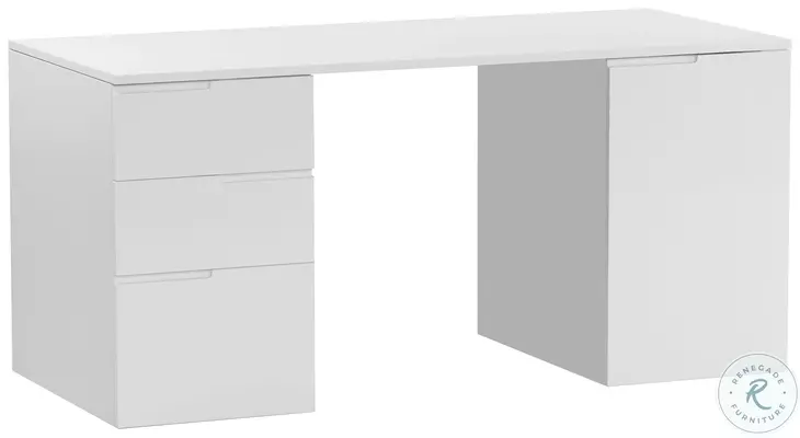 6906 Gloss White Desk