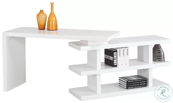 6915 Gloss White Desk