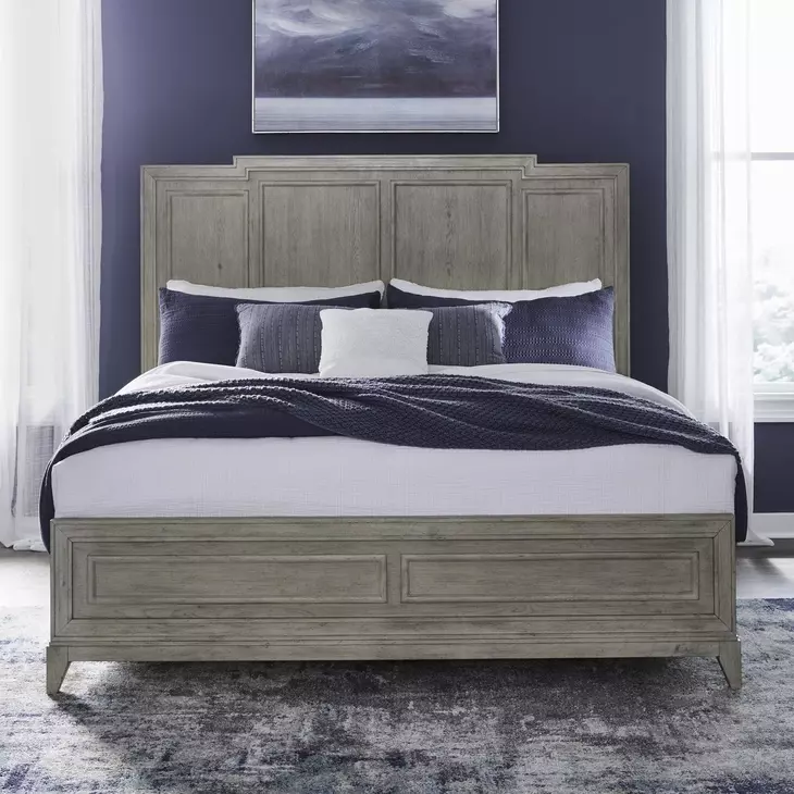 Newbury Sanctuary White Queen Panel Bed